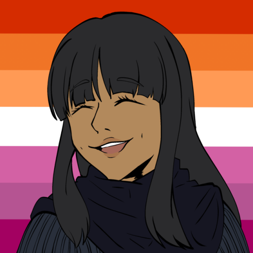 murphys-art-blog:I made a pair of Hurley and Sloane pride icons! Lesbian icons and Sloane is trans a