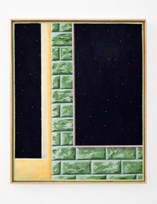 Schloss Nymphenburg, 2017Gouache on linen, pine23.5 x 19.5 in. (59.7 x 49.5 cm)