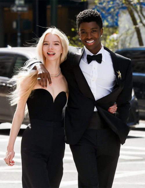 birdmans: Anya Taylor-Joy and Alton MasonOn set of a photoshoot for Tiffany &amp; Co.