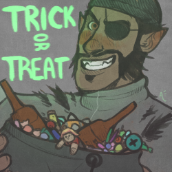 astral-glass:  “TRICK OR TREAT, LADS!”