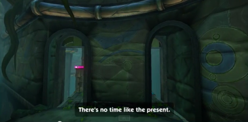 1kidsentertainment:  srolhogan:  Keep in mind that both of these lines are said by Knuckles. So immediately after he says “present” the first time, he forgets the context of why he said it and that the word has more than one meaning. Instead, he hears