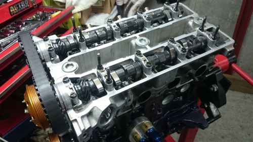 beautifullyengineered:  Nakayama Racing upgrades the 4A-GE in their privateer AE86 Source 