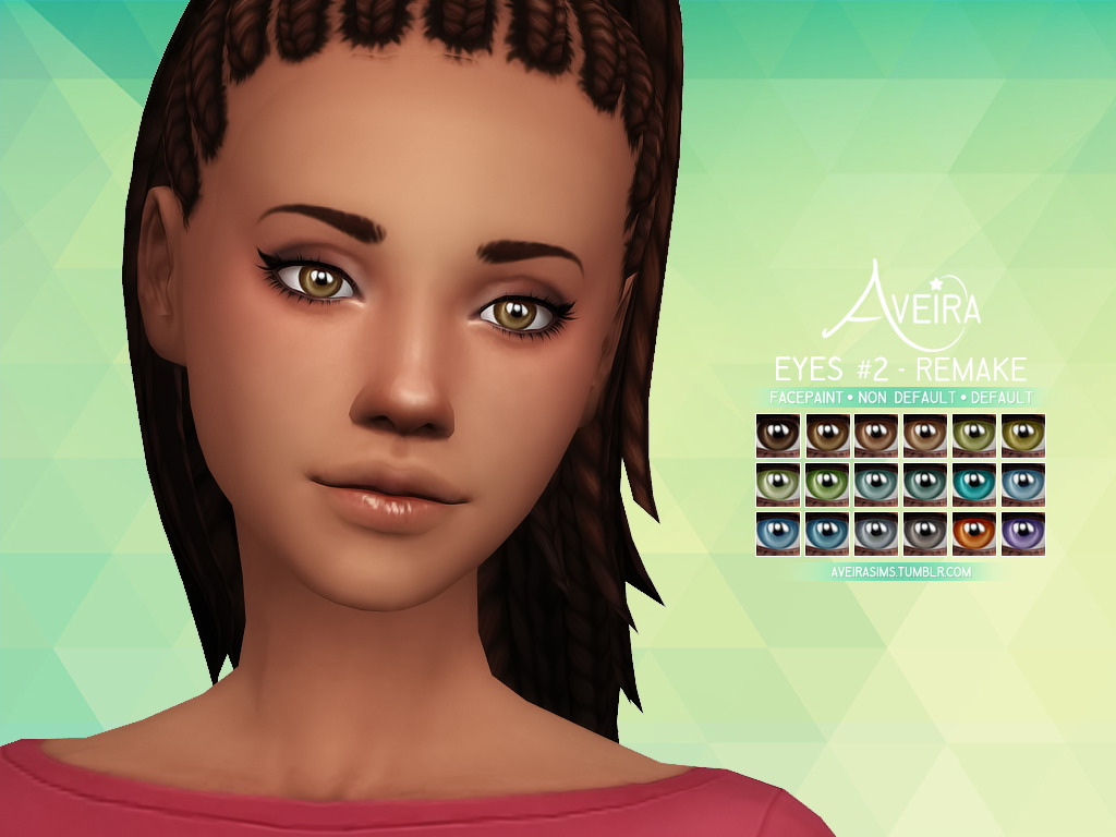 - aveirasims: Eyes #2 - Remake 18 Colors HQ...