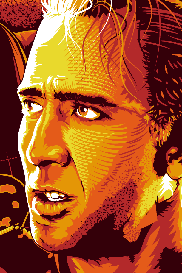 xombiedirge:  The Rock by Patrick Connan / Tumblr / Store 18” X 36” screen