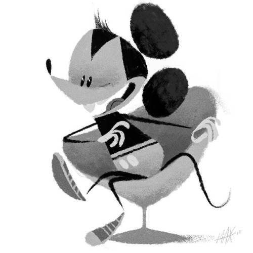 #quickiemickeyDone with my blobby inker brush, coming soon. #procreate #procreatebrushes#mickeym