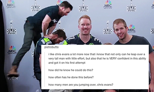 rowdy-redhead:greenarrovv:chris evans w/ text posts about himALWAYS REBLOG BUILT LIKE A BRICK SHITHO