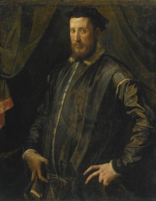 Portrait of a Man, by Francesco Salviati.