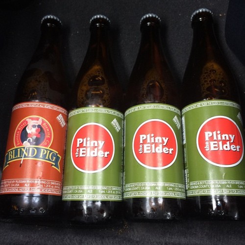 Not a bad little haul today #russianriver #plinytheelder #blindpig #craftbeer