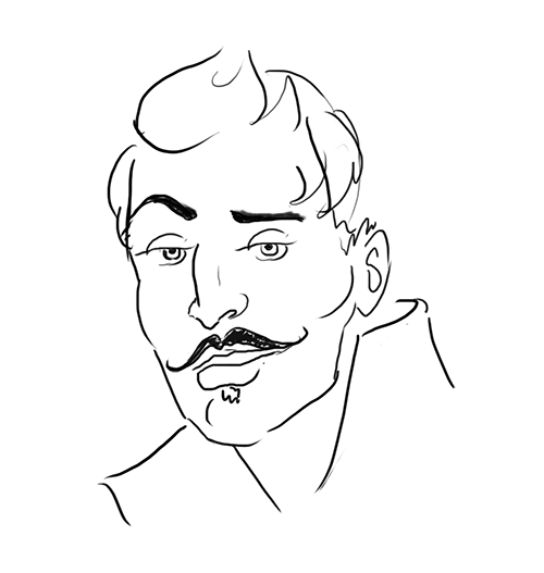 elved:  the mustache trick gets all the fellas