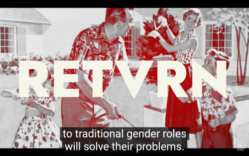 to traditional gender roles will solve their problems