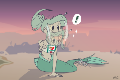 knightoflodis:s0s2:A siren’s song 🐠🎼🎵🎶The Little Trashmaid O_O