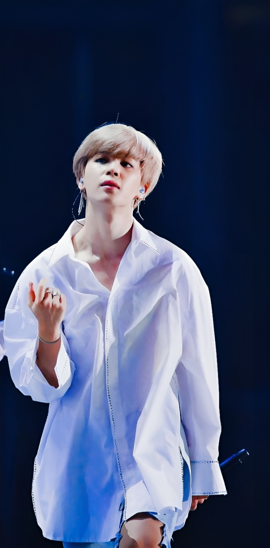 Heyyyy!!! I Love Your Wallpapers So Much!!!! Can You Make Some Jimin Wallpaper Wearing White Shirt. Thank
