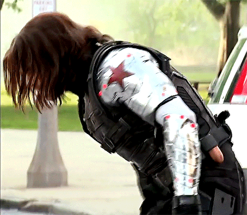 capsgrantrogers:  Sebastian Stan | BTS | Captain America: The Winter Soldier