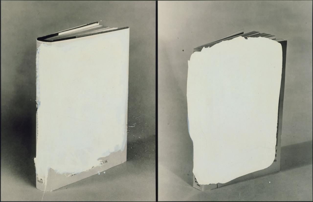 nearlya:    John Baldessari Two Voided Books, 1990 