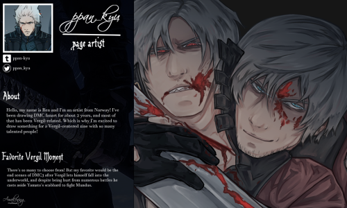 Page Artist | @ppan-kyuWell known in the fandom for portraying strong Sparda family feels, Ppan_kyu 