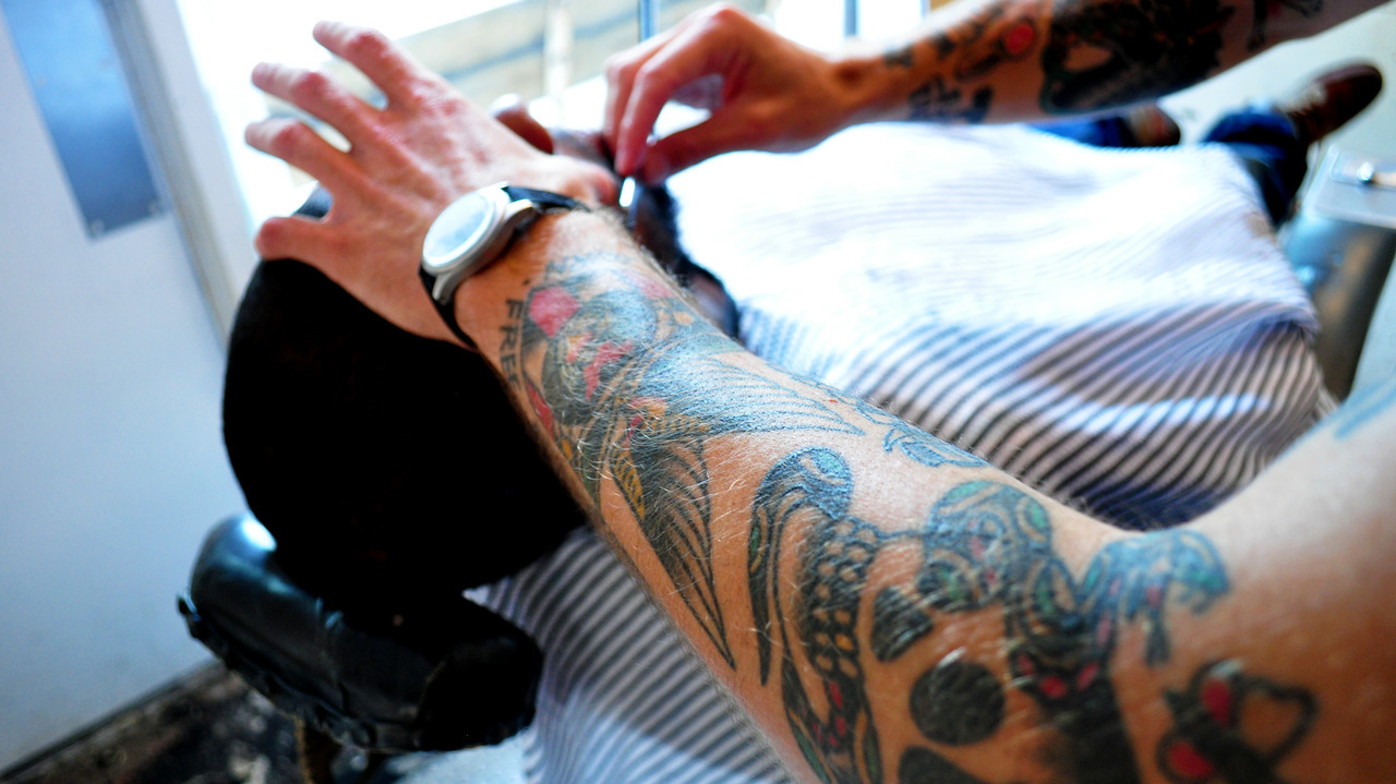 thecrispygentleman:  Blind Barber The Crispy Gentleman had the pleasure to visit