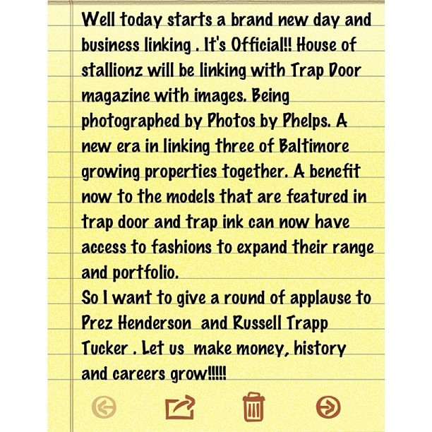 Yep!! Making business moves together !!! @made4stallionz  @trapinkmagazine  @photosbyphelps