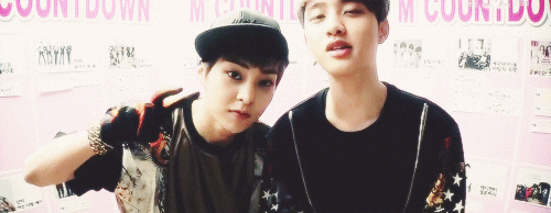 chenchenthedancingmachine:cheolyans:So who is the maknae one here??Xiumin forever the maknae in disg