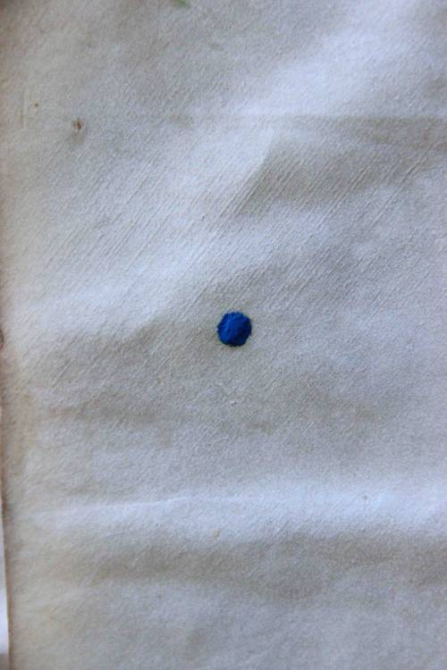 erikkwakkel:Blue dotYou have to be really careful as a medieval decorator. In the Middle Ages the se