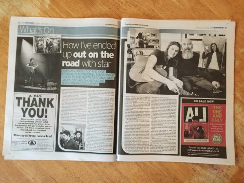 Nice little write up on me and my work with James Bay. Read it here: www.chroniclelive.co.uk/whats-o