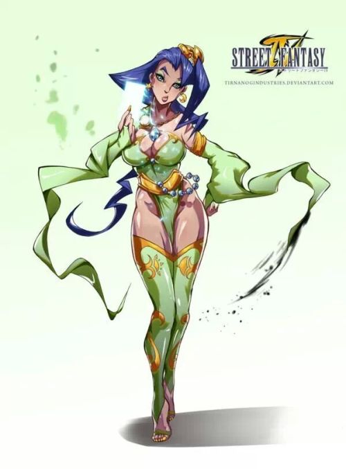 tonystarksprivateserver:  Street fighter, final fantasy crossover