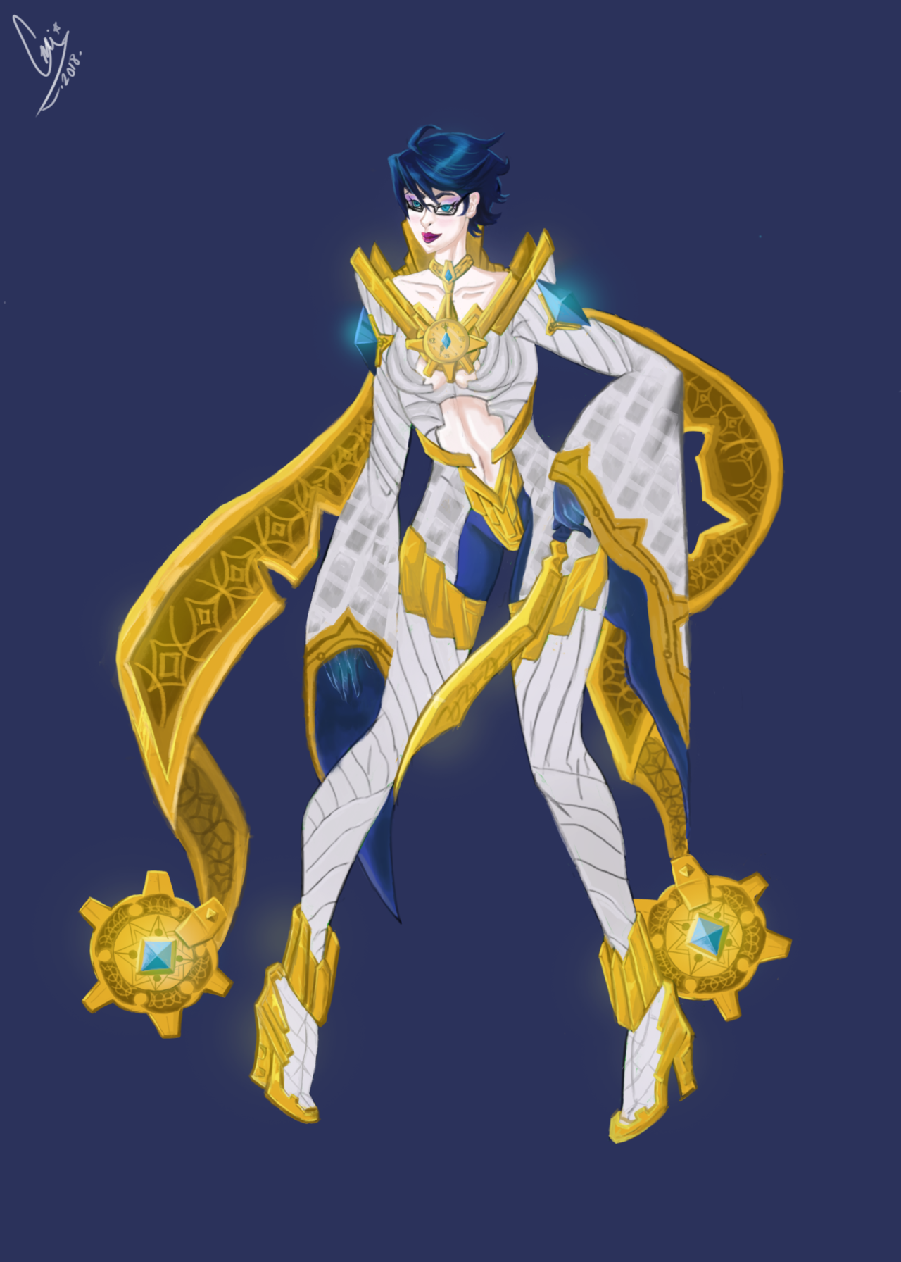 umisan-yo:Ever wondered what Bayonetta would look like if she had been raised by