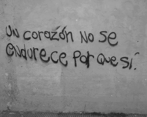 kblueblog:  se endurece por tantas decepciones.