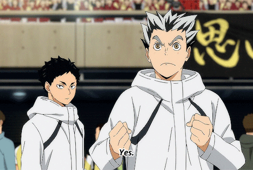i love how bokuto’s just constantly looking for validation from akaashi, and akaashi has already mas
