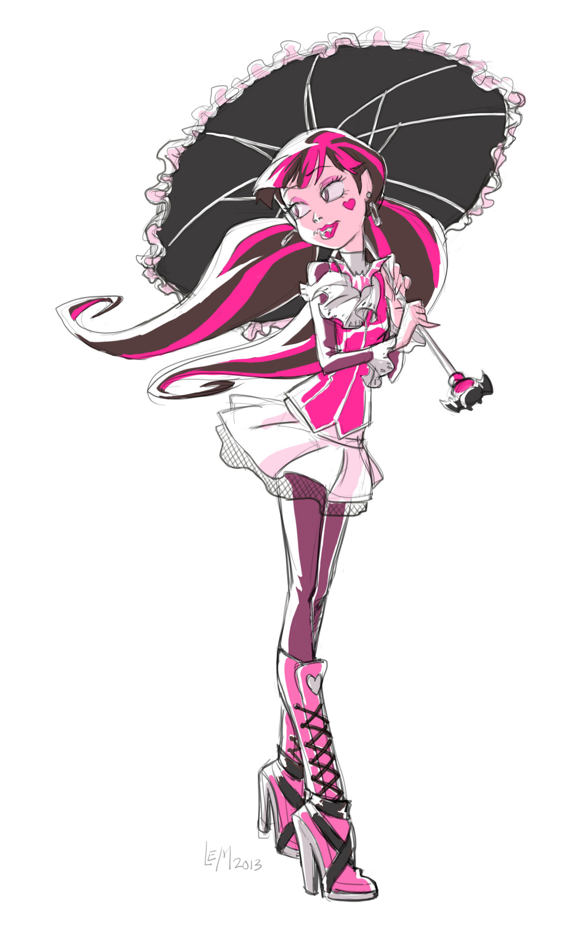 thebestlaurenmontgomery:  A couple images I did as a sort of test for Mattel. They