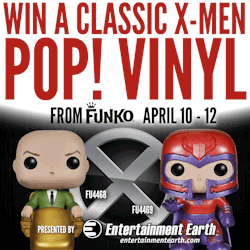 entertainmentearth:    It’s the battle of the atom! Enter to WIN our Funko Friday Giveaway for a Classic X-Men Pop! Vinyl Figures! » Enter here!