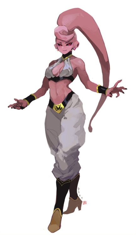 dragondeviant:  Female Majins for ender-troll56    (source: X)  Majinboobs