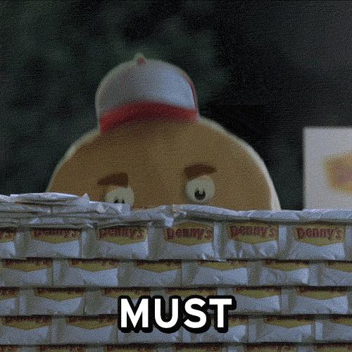 dennys:thegrandslams:When Pancake freaks out, he really freaks out.Bold Coffee has abso lutely no ch