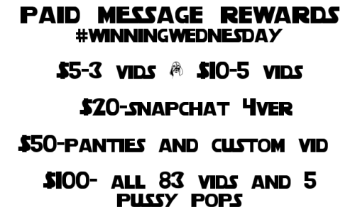 It’s Winning Wednesday on ManyVids! VOTE FOR MEHEREpaid votes get mad rewards!