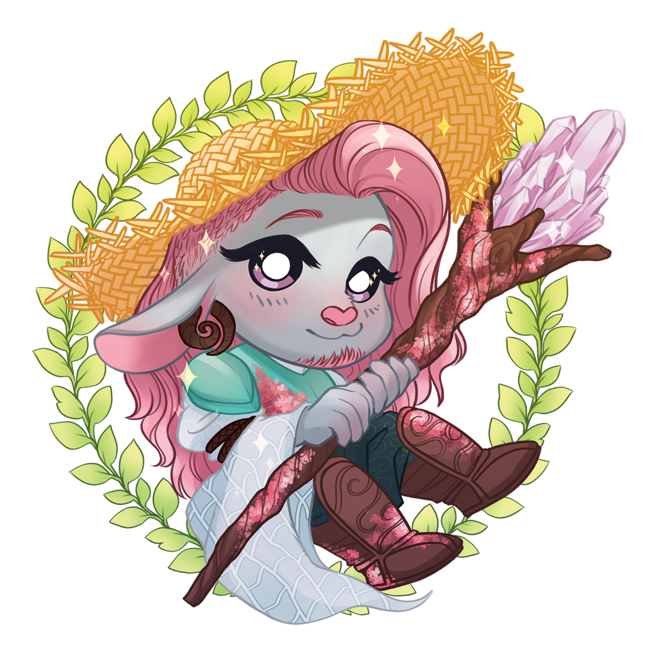 queen-schadenfreude: 🌸 Soft Caduceus !! Thinking about making this into an acrylic