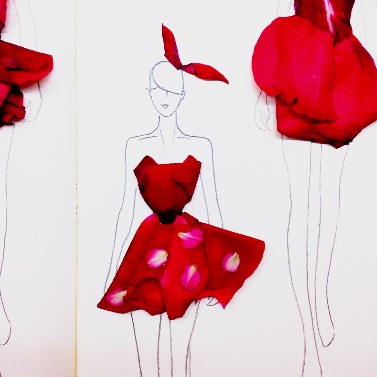 fashionaryhand:  Creative Fashionary sketches by Grace Ciao Grace is a fashion illustrator