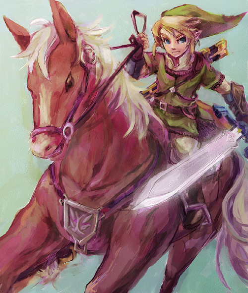 bigsamthompson:Ridiculously cute Legend of Zelda artwork by きりたんぽ! Gotta love all the Links with ite