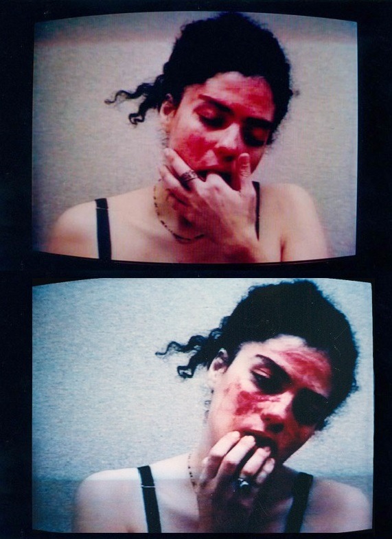 rifles:  Noa Sadka – here, from my temporary studio in Amsterdam, June 1998 