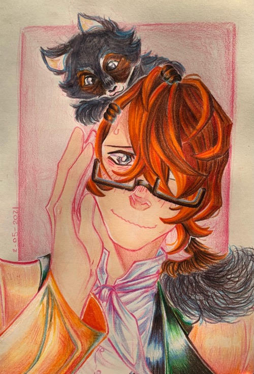 Poe From BSD Is The Best He Is Wearing Ranpos Glasses Btw ^^