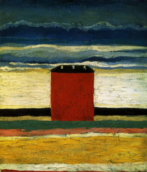 last-picture-show:Kazimir Malevich, Red House, 1932