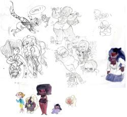 iiyabytes:  baby au baby au silly doodles for that baby au (really need to think up a better name) 