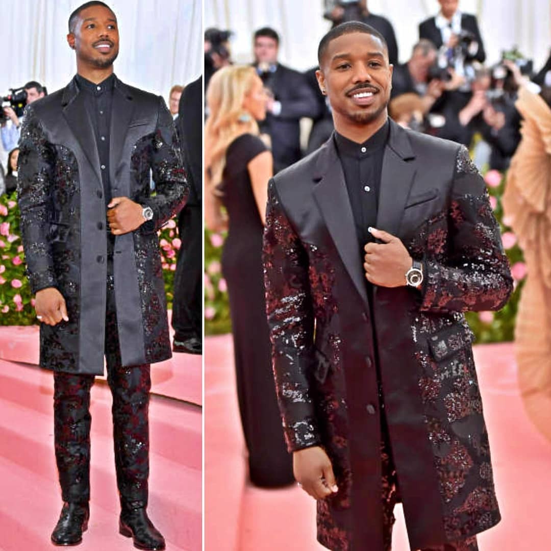 Michael B. Jordan attends the 2019 Met Gala celebrating Camp