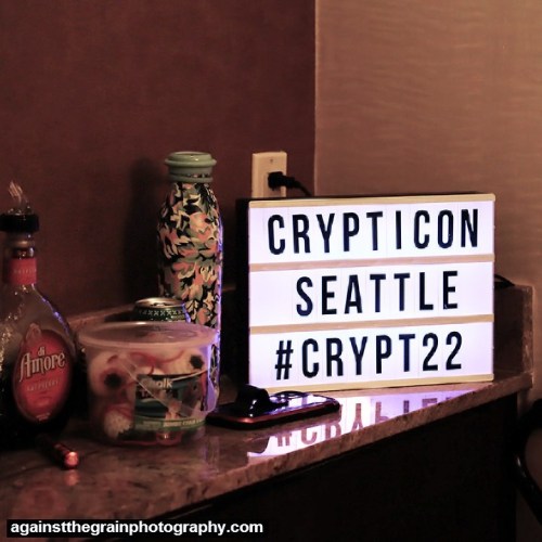 Stay tuned for more photos later this week! #crypt22 #crypticon #crypticonseattle #vip #macabremortu