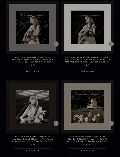 Taylor Swift Released New Digital Version Of 'TTPD' Including Live Versions Of: