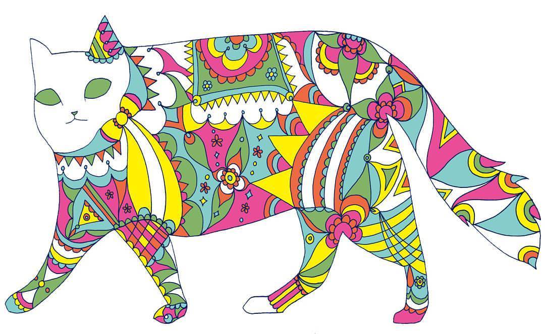 Lisamoon S Illustration 猫の日なので猫の絵アップしまーす その1 猫の日用に色塗ってみた 猫の日 イラスト