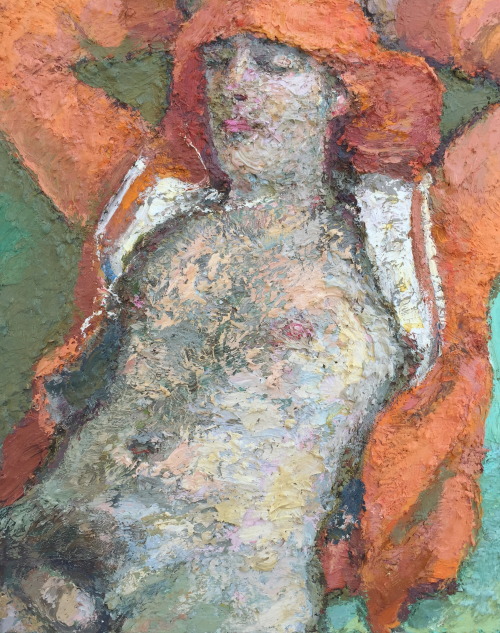 ydrorh:  Orange Hoodie, 2014, Oil on canvas, porn pictures