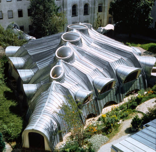 germanpostwarmodern:  Mensa der Schulschwestern (1973-77) in Graz, Austria, by Günther Domenig &amp; Eilfried Huth