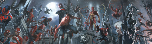 comicbookartwork:  Gabriele Dell’Otto 2099, Wolf, Noir, Earth X, Ghost Spider, Kwaku Anansi, Prince Arachne, Captain Universe, Ben “Scarlet Spider” Reilly, Big Time, 2211, Negative Zone Spider, Betty Brant Spider-Girl, Captain Spider, Ends of the