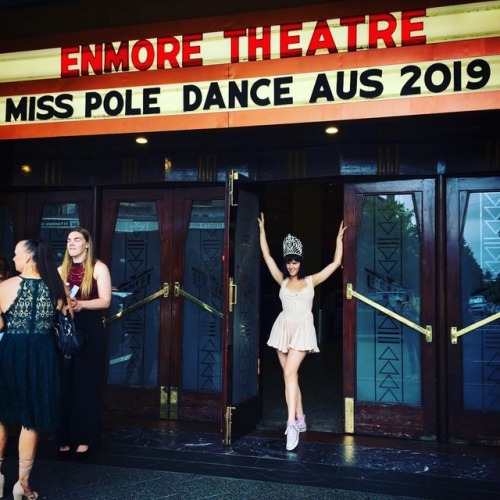 I won! @misspoledanceaustralia #mpdacrown #mpda #mpda2019 Wearing @vanessamooney (at Enmore Theatre)