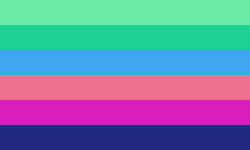 tuskact5: ze/zir nb, gay, and nb gay flags for anon! based on my ze/zir lesbian and bigender flags