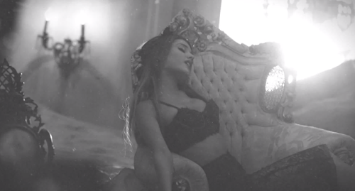 hharryoine:  Ariana Grande in the Love Me Harder lyric video x 